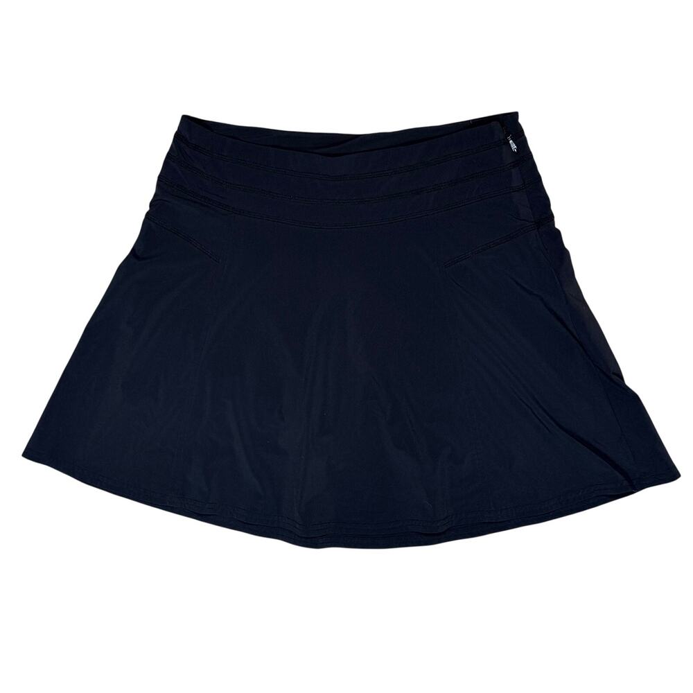 Athleta All Day Skort Black Womens Size 6 Active Shorts Skirt